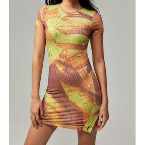 Miaou UO Exclusive Billie Mini Dress Size‎ XS Mesh Semi-Sheer NWOT